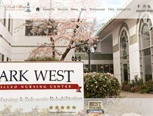 Tablet Screenshot of parkwestcare.com